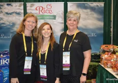 Maggie Travis, Lee-Ann Cudmore and Brenda Briggs with Rice Fruit Company.